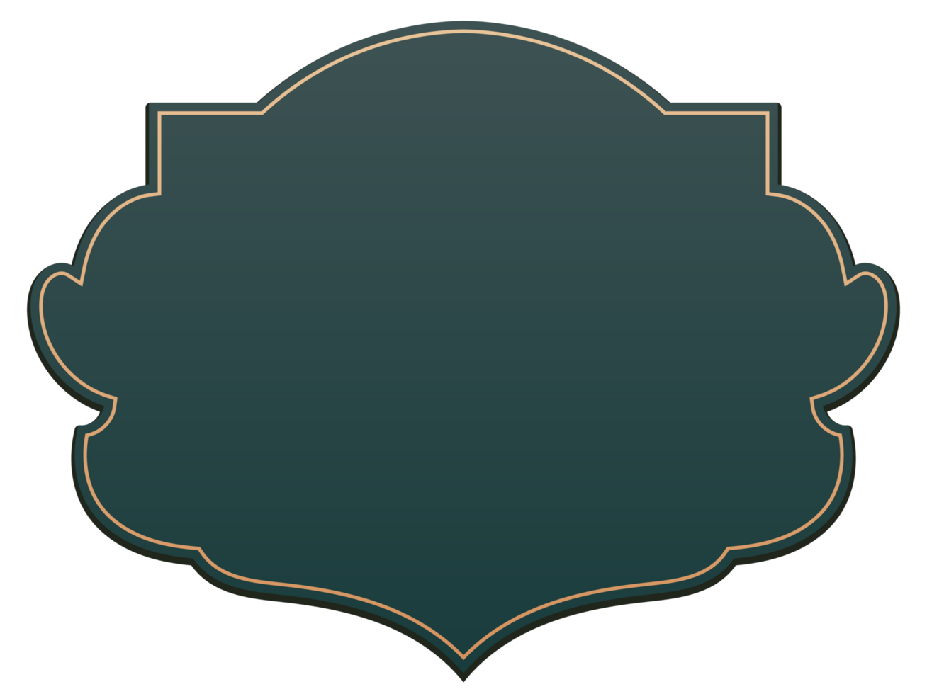 Dark vintage text box, frame, vintage text area transparent background png