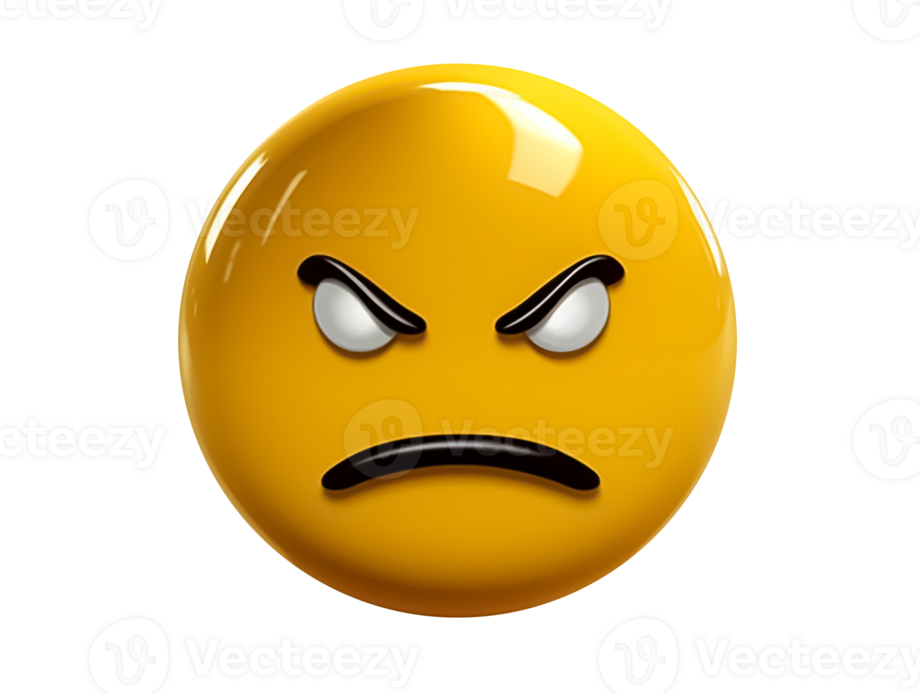 Disappointed emoji icon render png