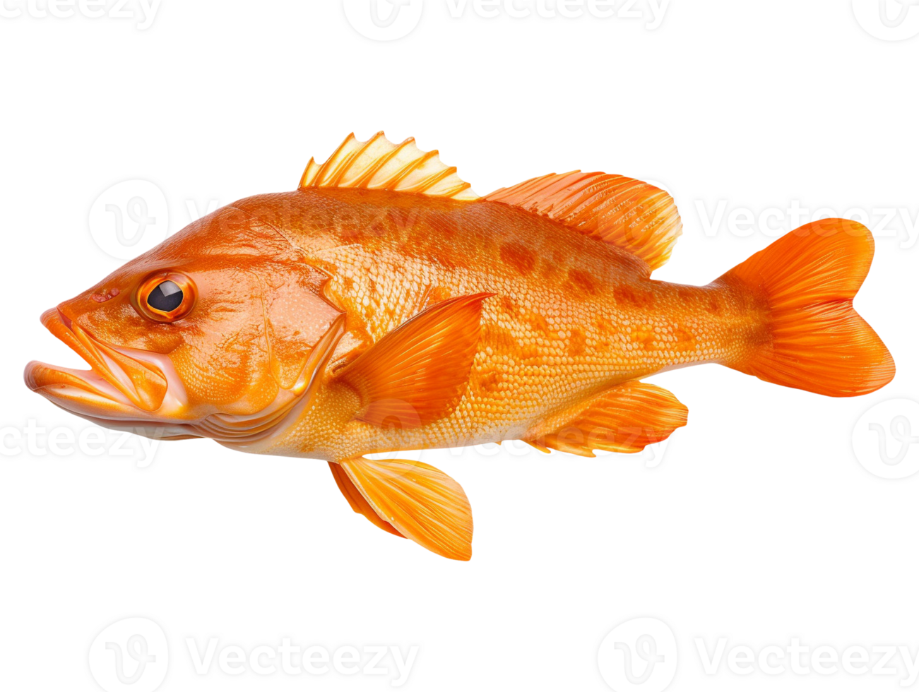 Realistic Fish Model with Glossy Finish png
