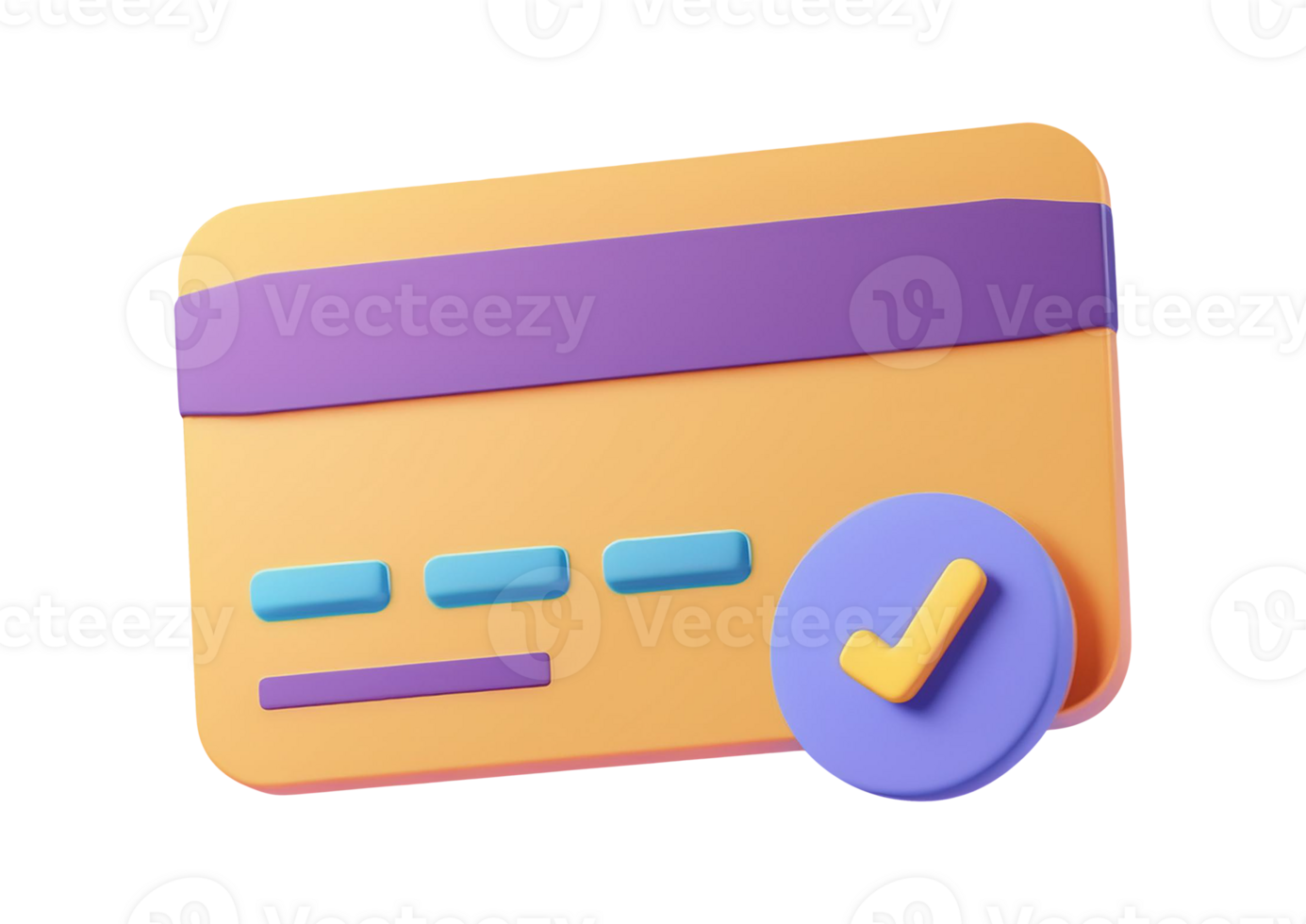 Isometric Style Credit Card Graphic png