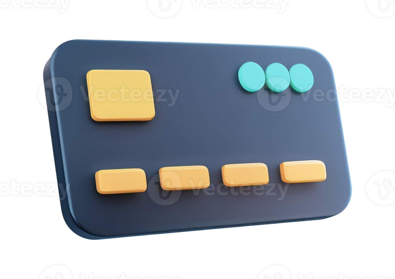 Credit Card Symbol in Modern 3D Design png