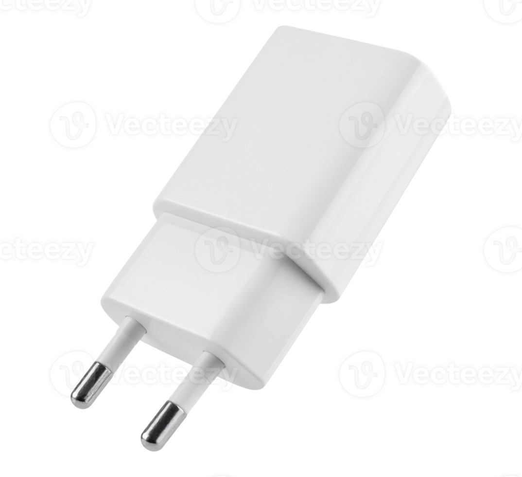 White power adapter front angle png
