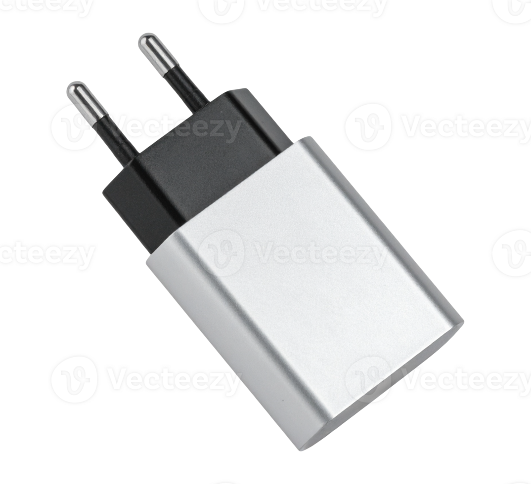 Minimal style wall charger for smartphones png