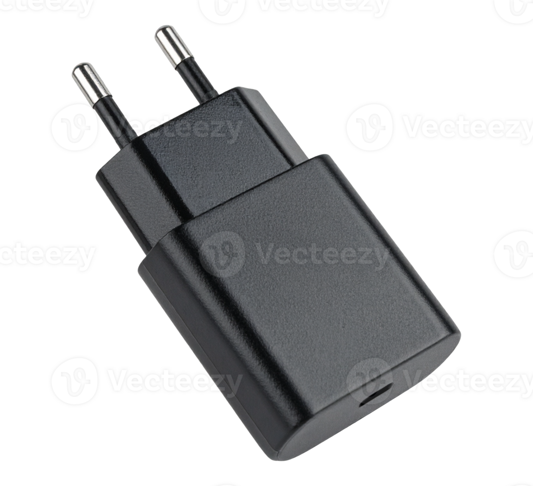Phone charger adapter isolated on transparent background png