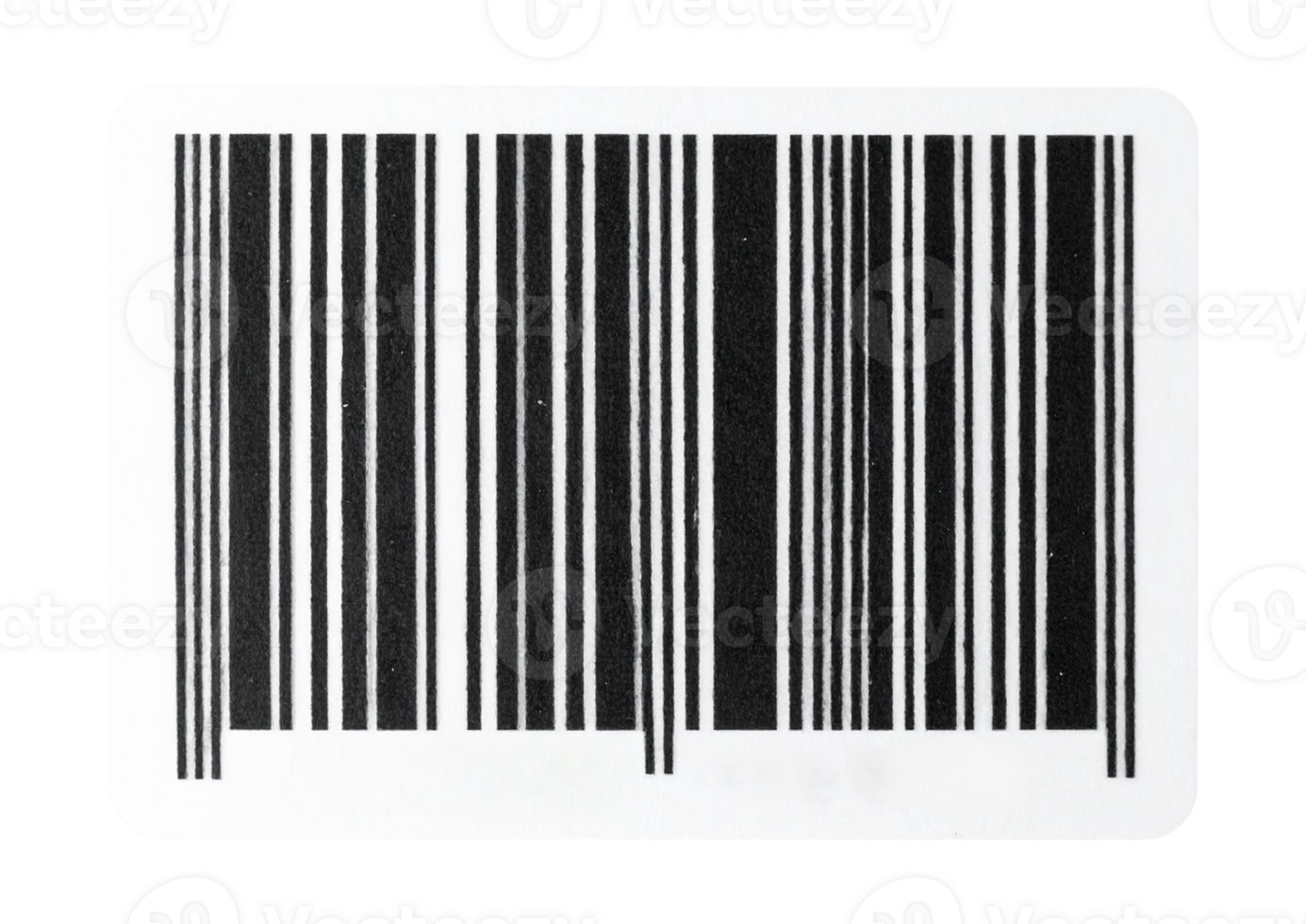 Product barcode code pattern front view png