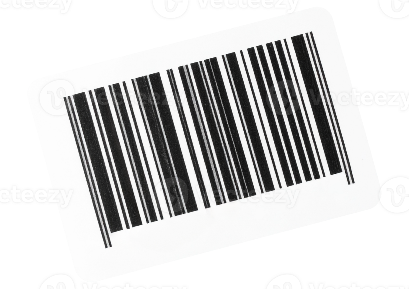 Realistic barcode symbol for scanning png