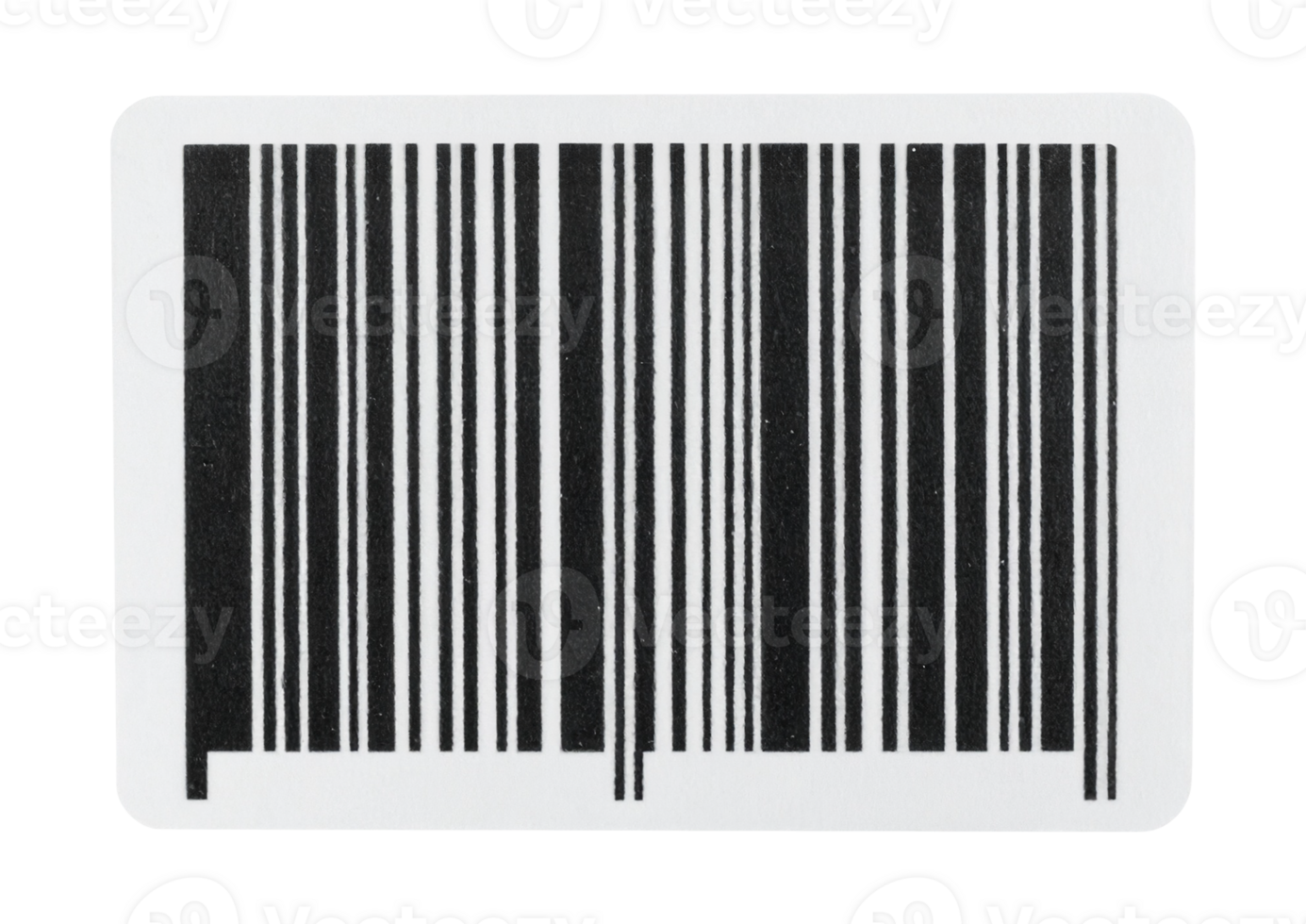 Simple barcode design for retail packaging png
