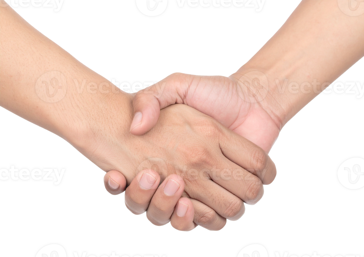 Isolated shaking hands png