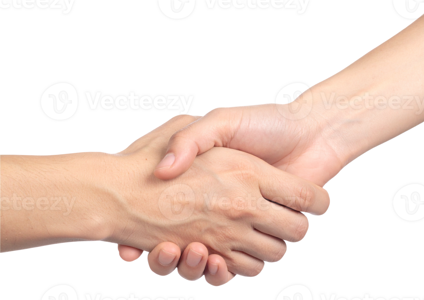 hands shaking isolated on transparent background png