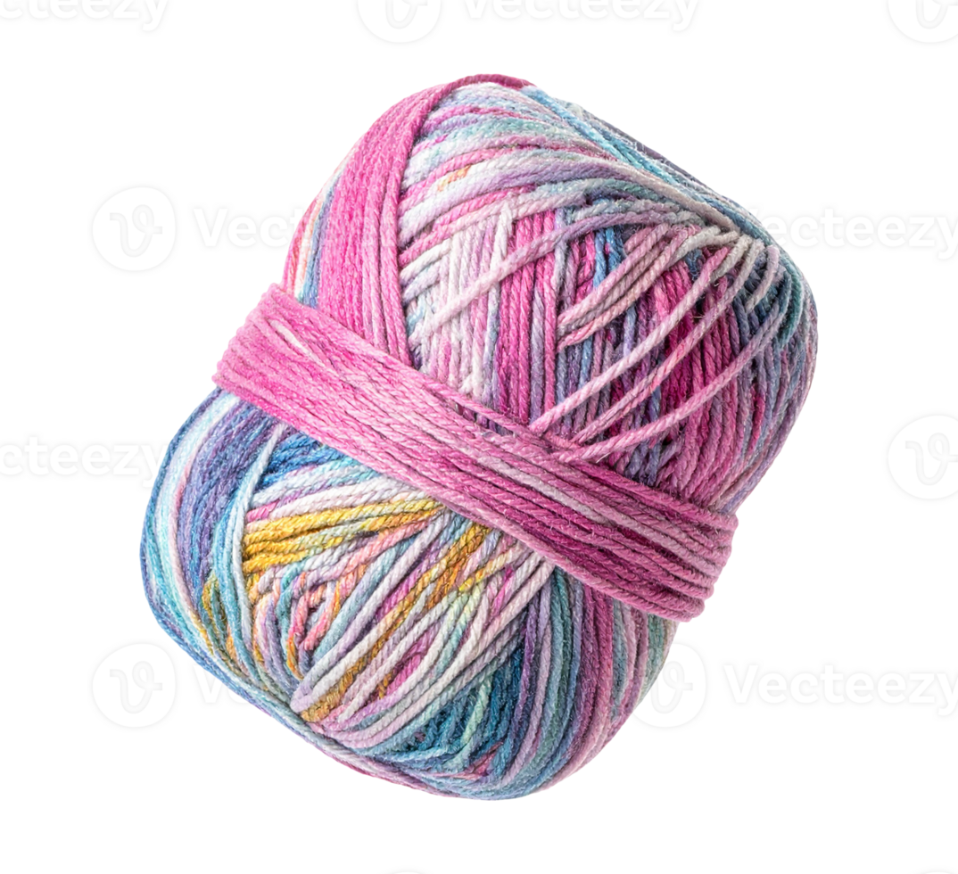 Clean yarn ball for textile visuals png