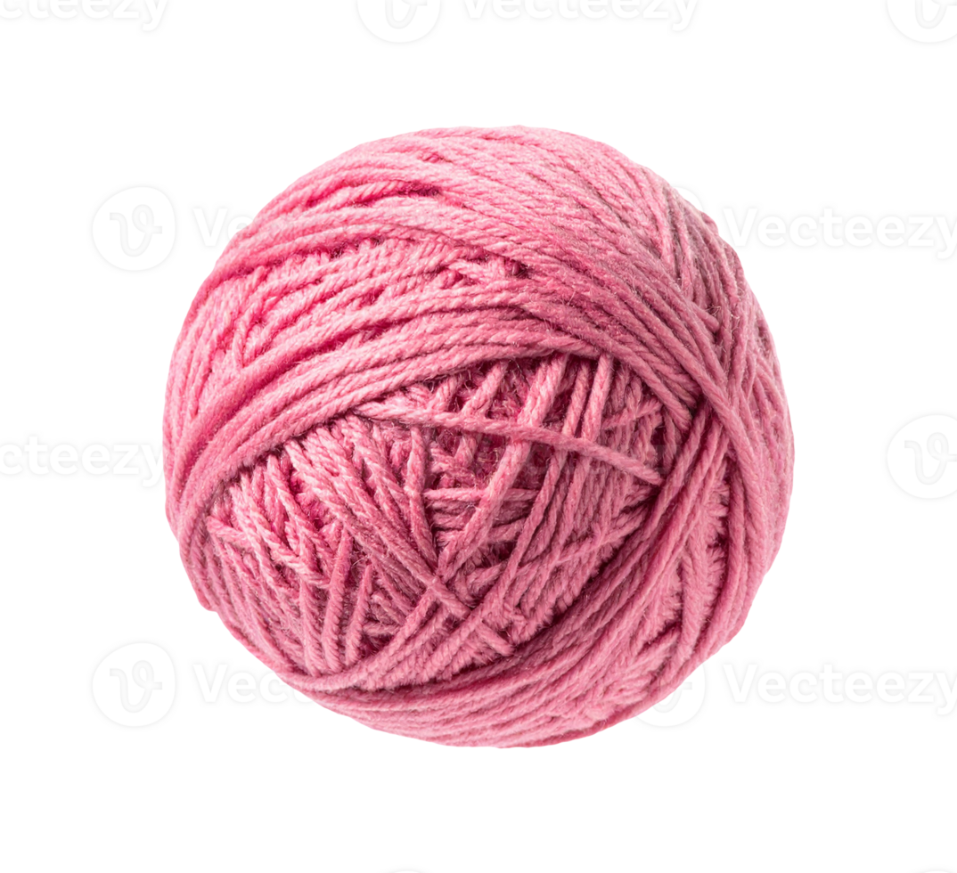Wool yarn ball for mockup use png