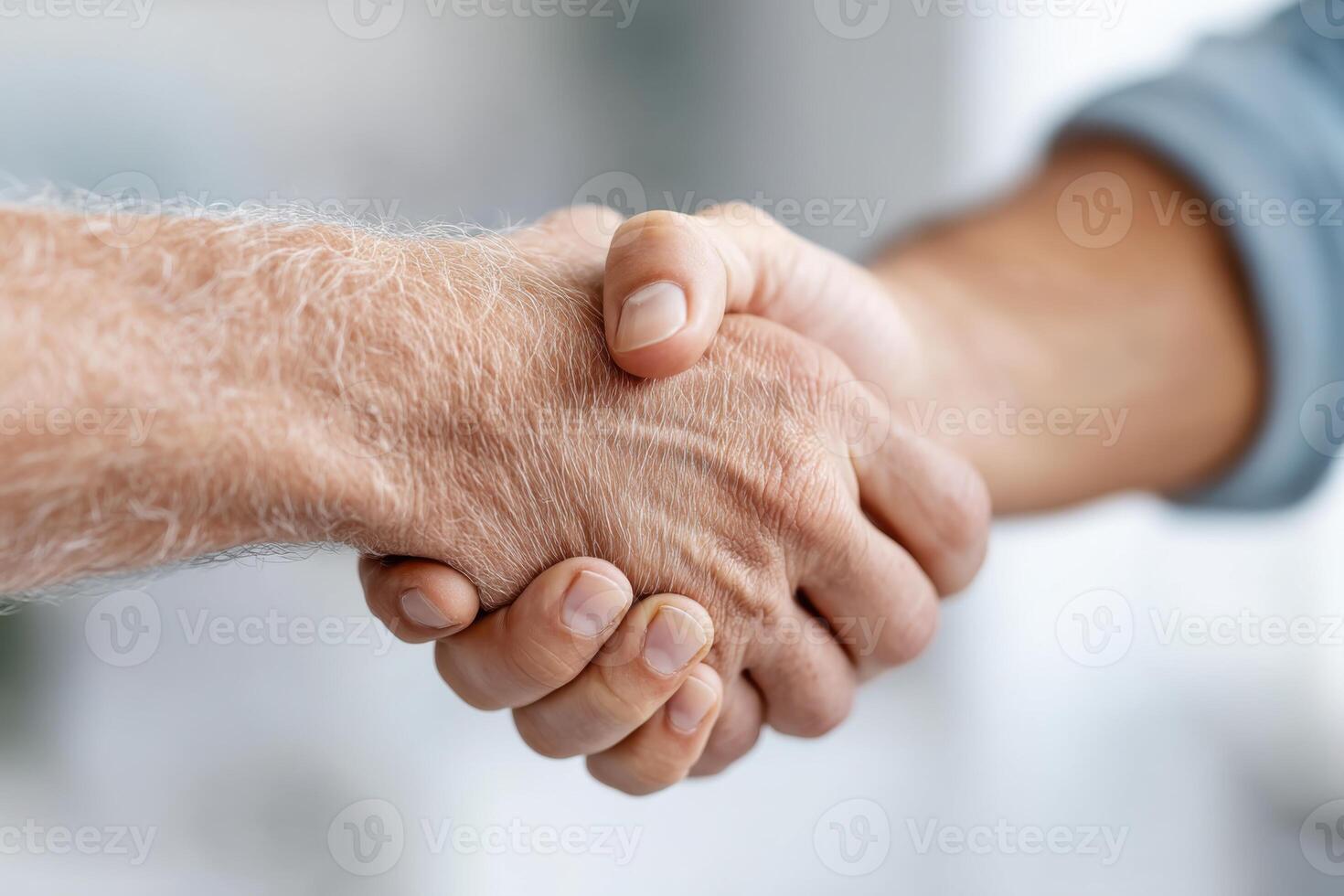 Overcoming the fear of talking to strangers through warm introductions and open gestures photo