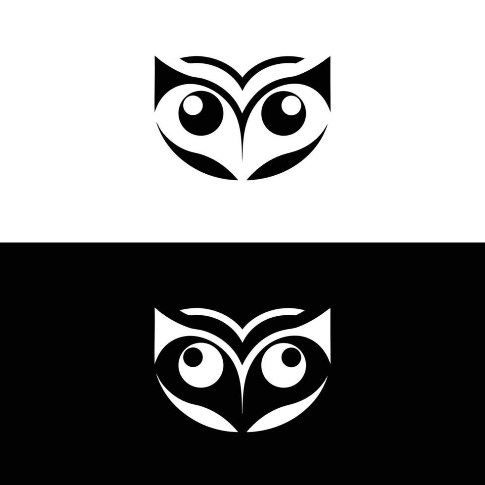 Owl logo design graphic animal bird illustration creative modern company branding identity symbol vector