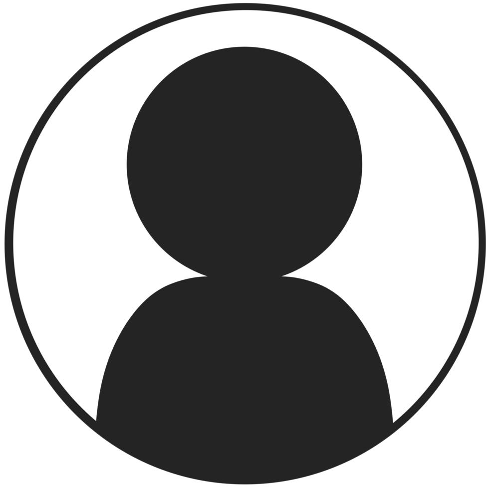Minimalist User Icon png