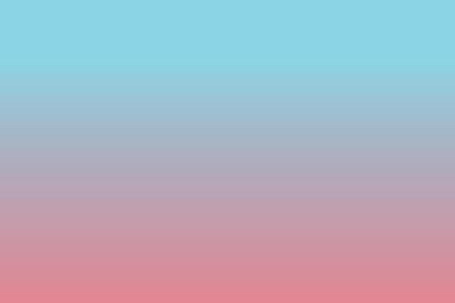 Blue to pink gradient background with soft smooth transition in pastel colors and calm design vector