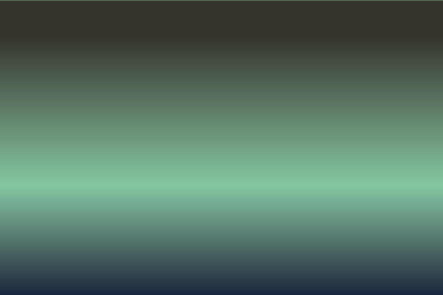 Vertical gradient background with smooth transition from black to mint green and deep blue tones in blur vector
