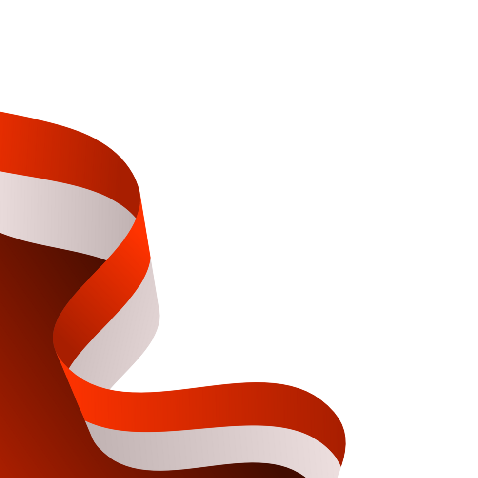 transparent indonesian flag frame background png