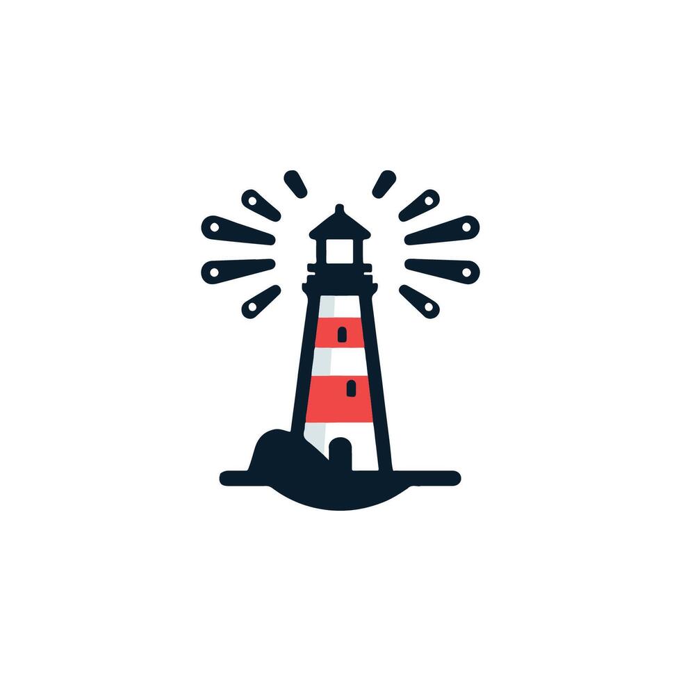 lighthouse icon illustration vector