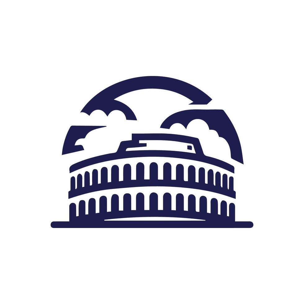 Colosseum Logo for sale vector