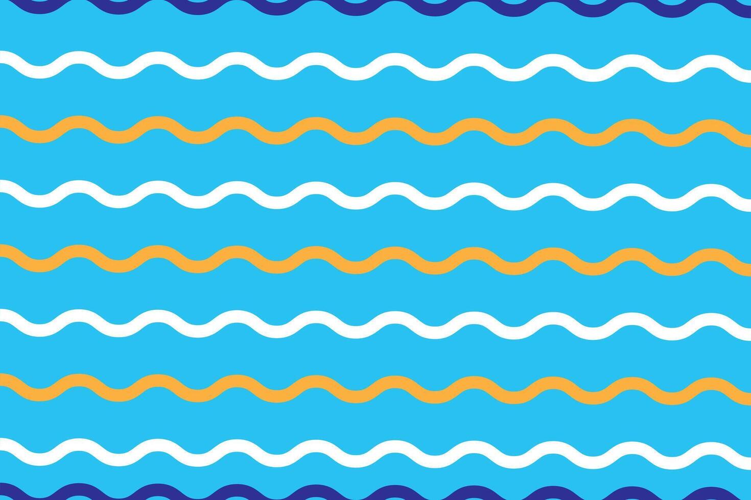 Illustration of Sea wave pattern background vector