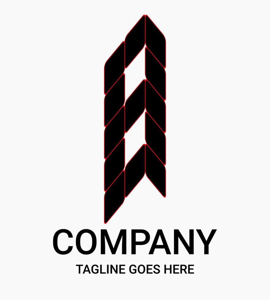 Elegant, sporty and uniquely designed monogram number Eight logo. This design is suitable for t-shirts, gamers, sports, etc. Construction style number logo. vector