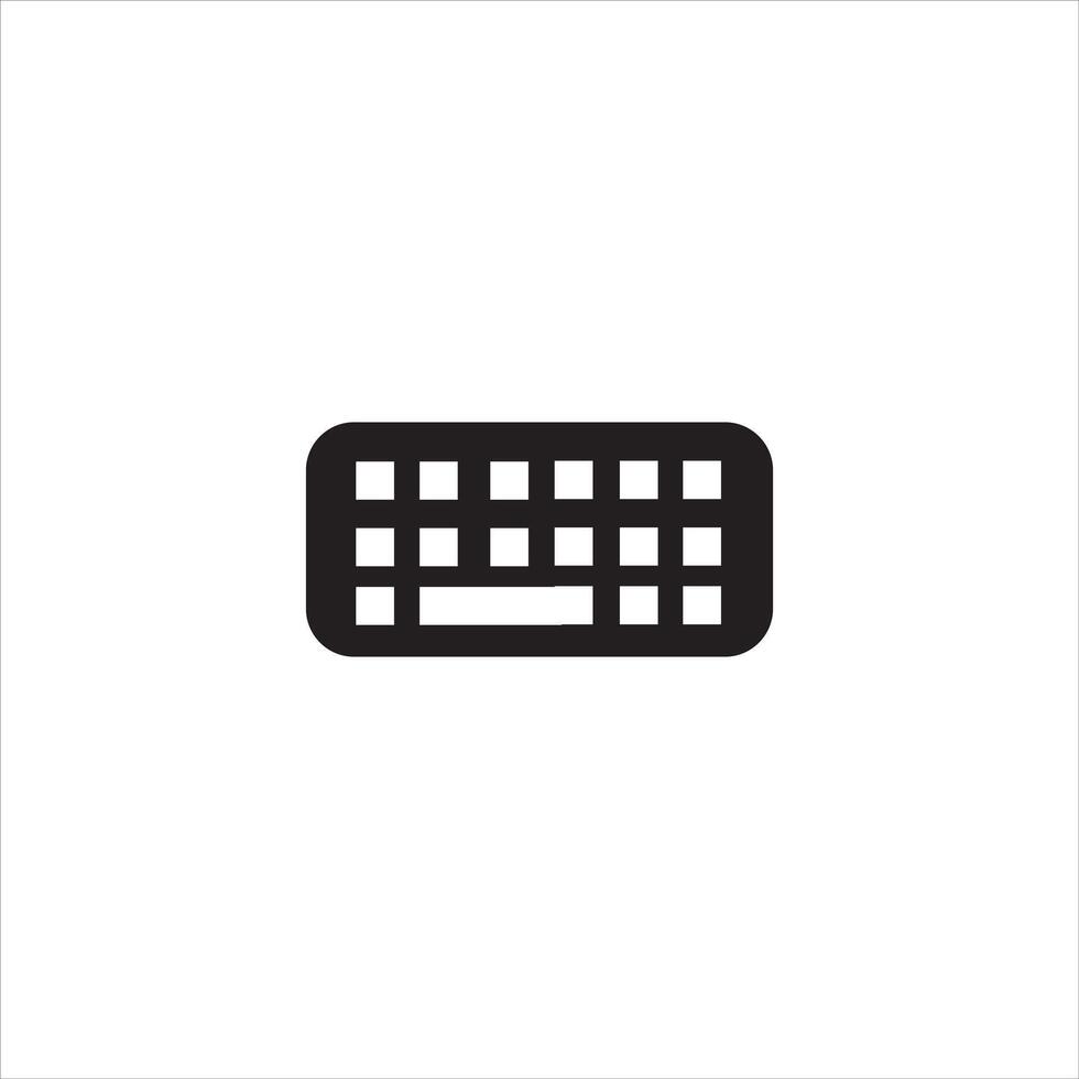 Keyboard icon set vector
