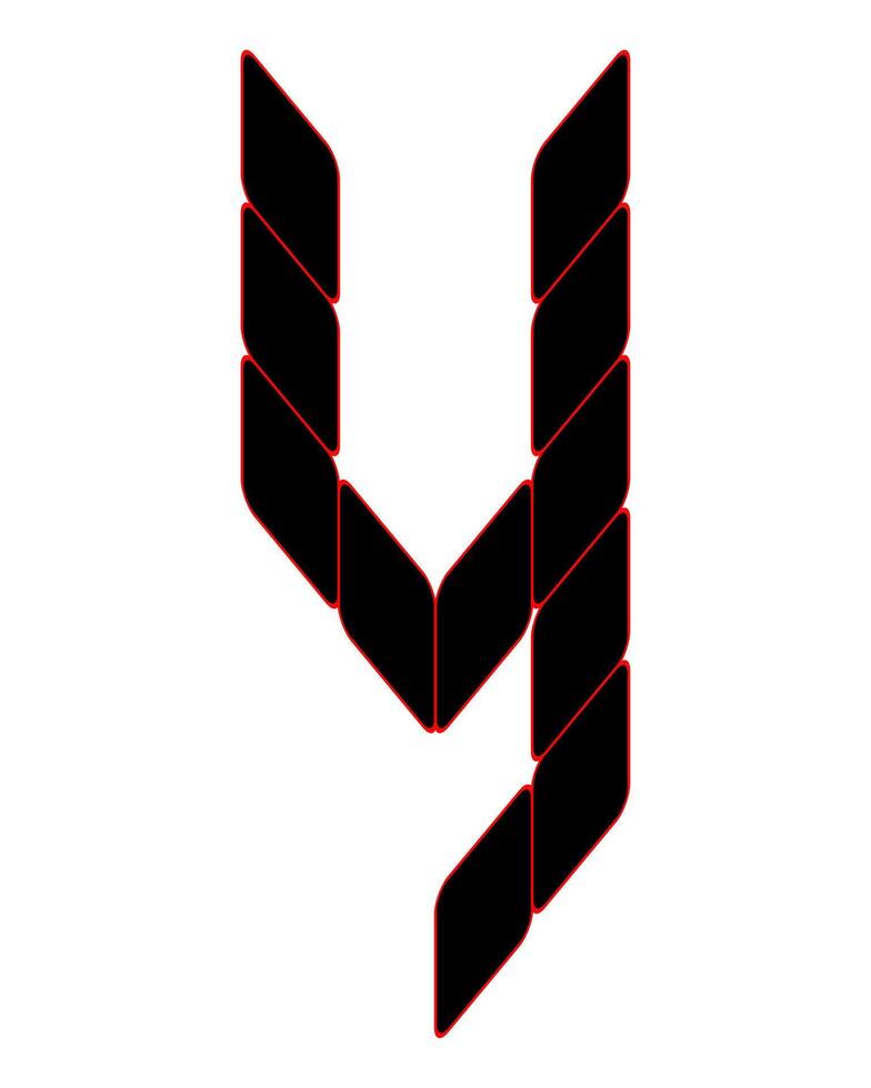 monogram no 4 sports. Suitable for t-shirts, gamers, etc. vector