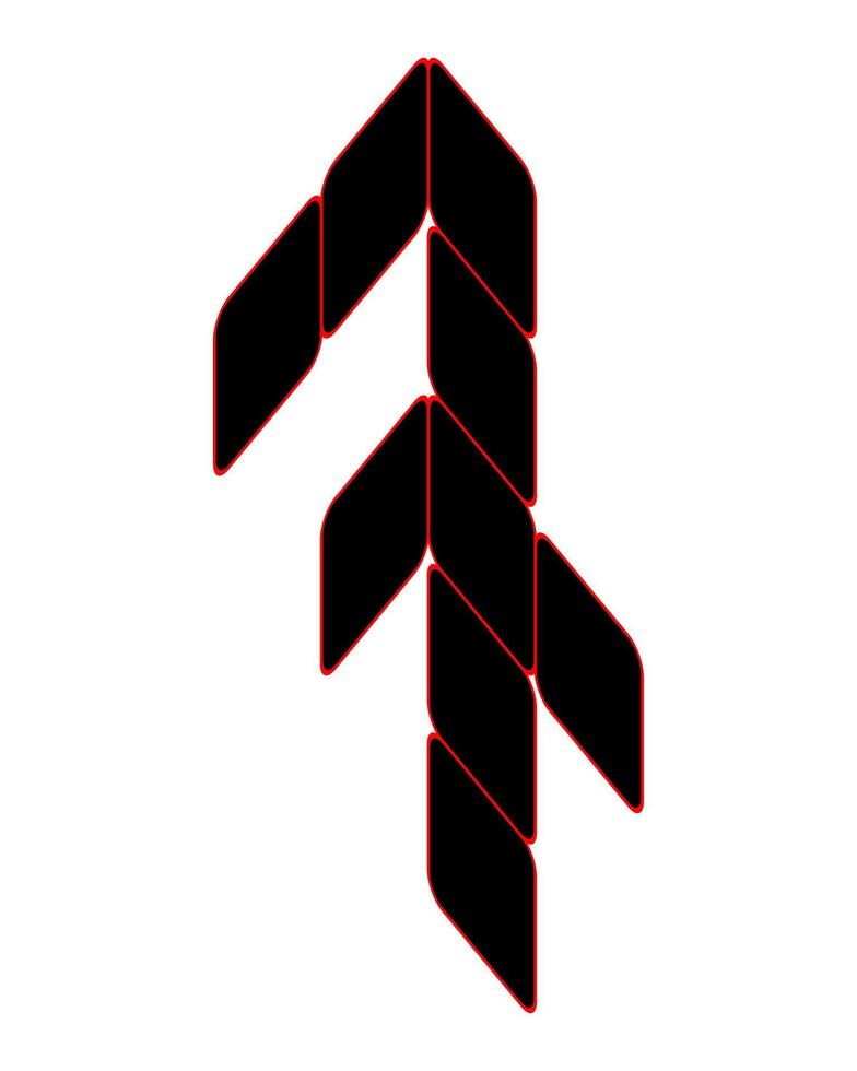 Sporty number 7 monogram . This design is suitable for t-shirts, gamers, sports, etc. typography vector