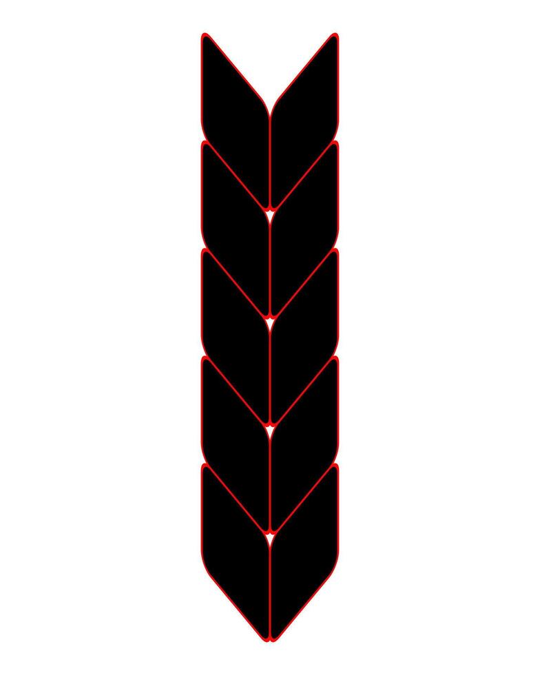 Sporty number '1' monogram . This design is suitable for t-shirts, gamers, sports, etc. vector