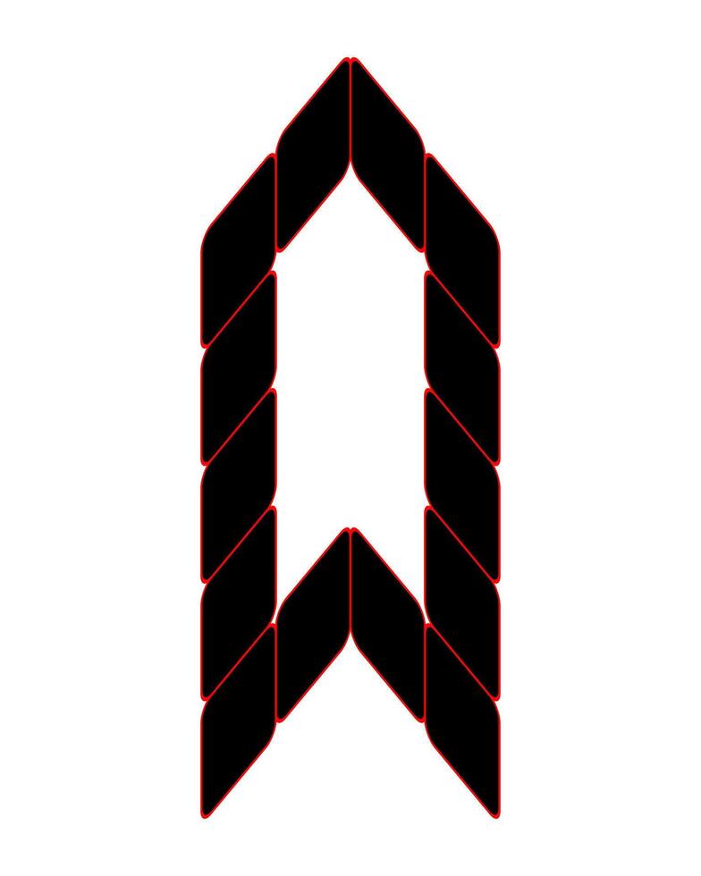 Sporty number Zero monogram . This design is suitable for t-shirts, gamers, sports, etc. vector