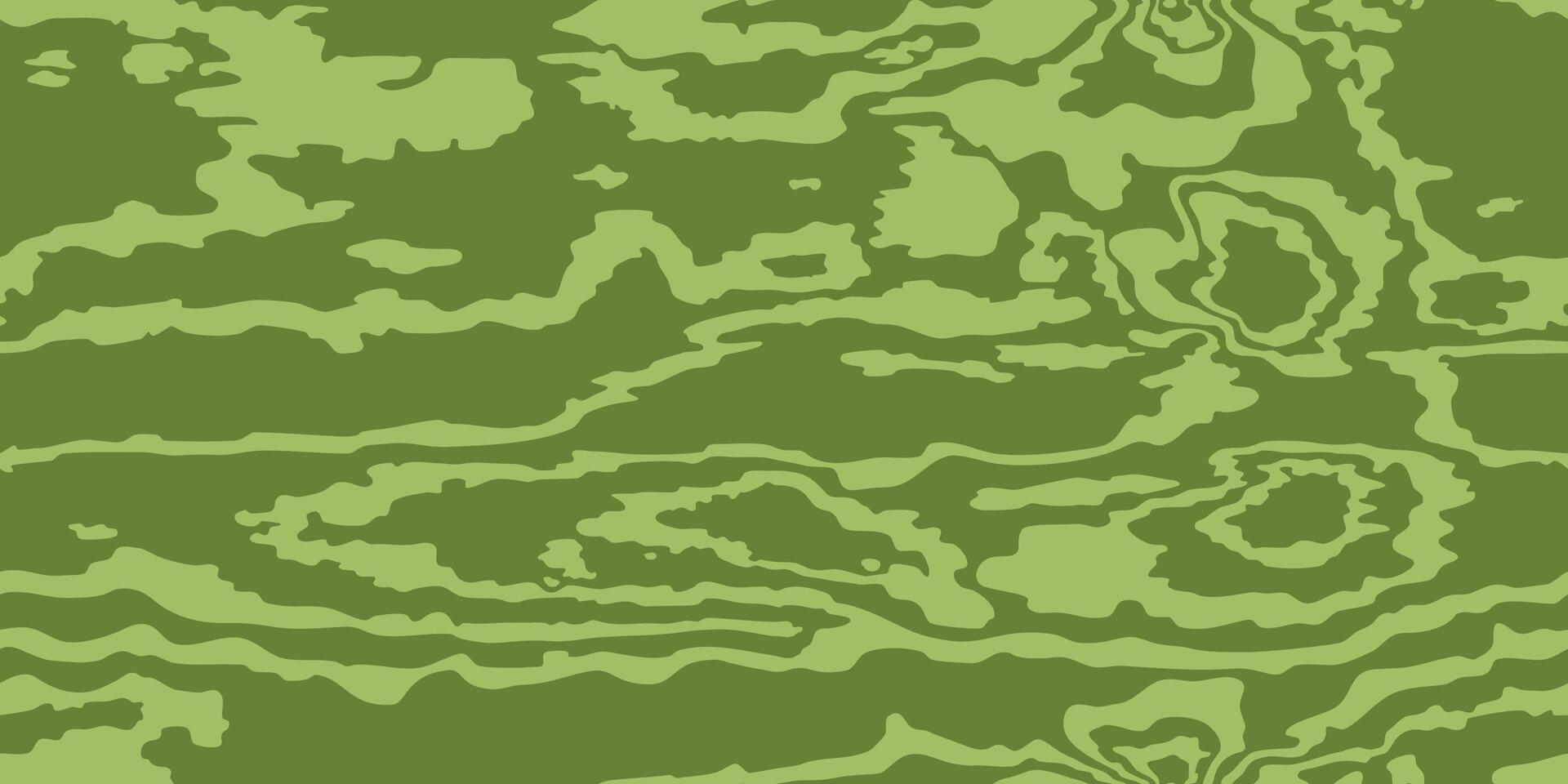 Wooden green pattern. Wood grain seamless wave texture. Dense lines. Abstract background vector