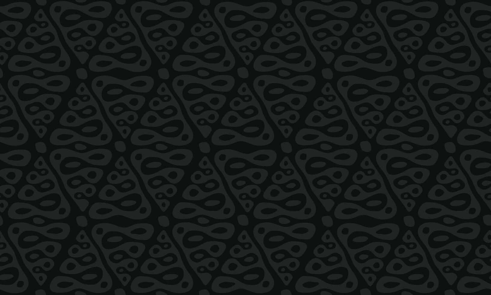 Black ornate wallpaper, textile print. Seamless decorative hand drawn pattern. Endless background with ornamental decorative elements with traditional ethnic motives, tribal geometric figures vector