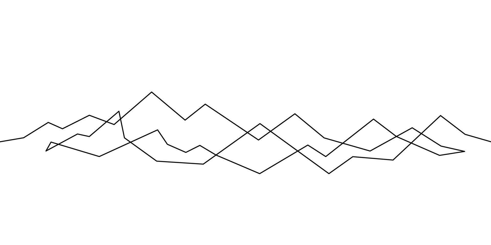 wireframe technology connection low poly one line continuous vector