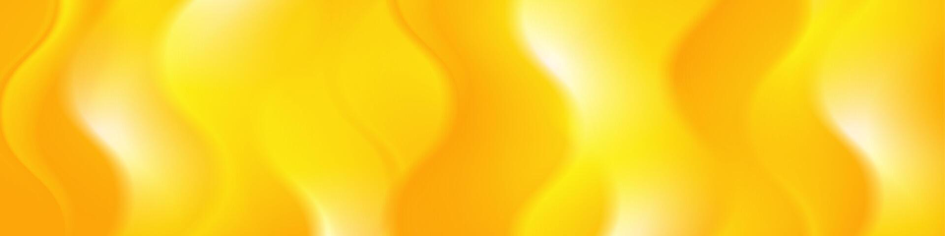 Yellow abstract wave background vector