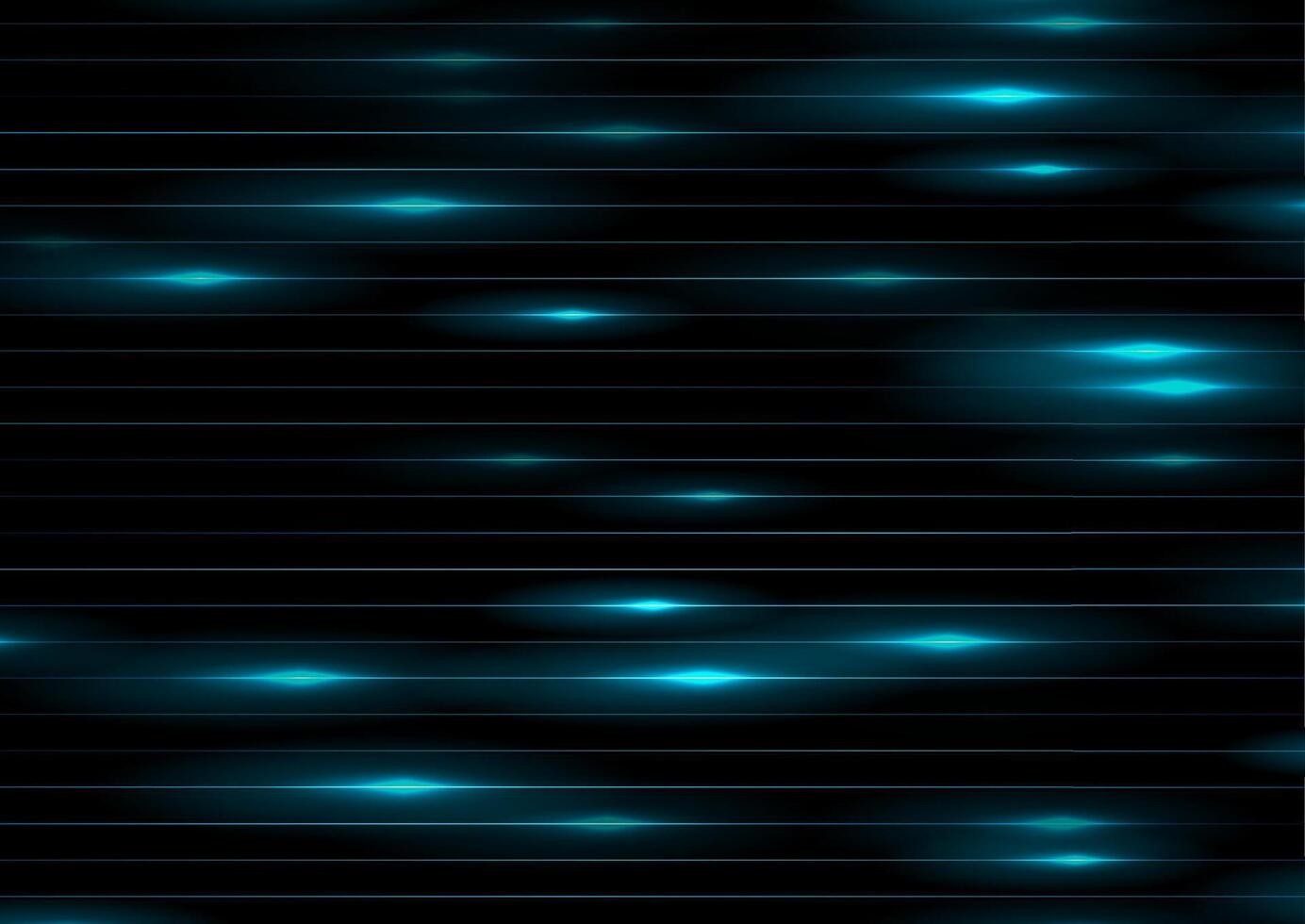 Blue light stripes on dark background vector