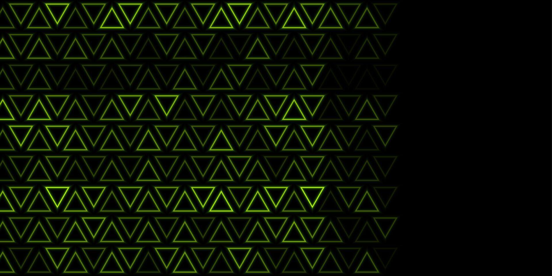 Green geometric linear triangles abstract futuristic modern background vector