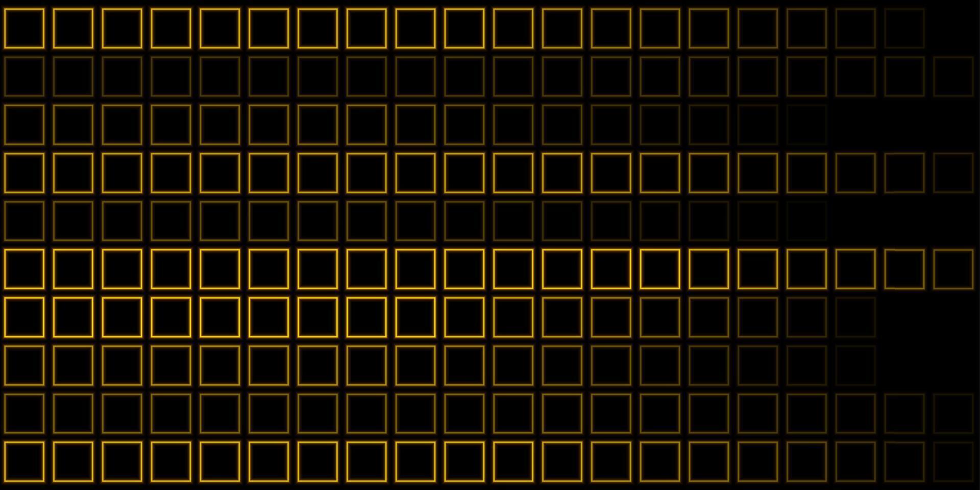 Orange geometric linear squares abstract futuristic modern background vector
