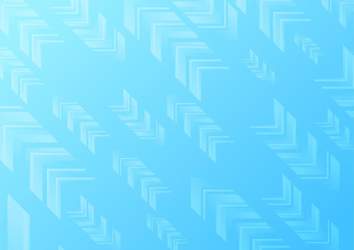 Technology bright blue abstract background with minimal arrows vector