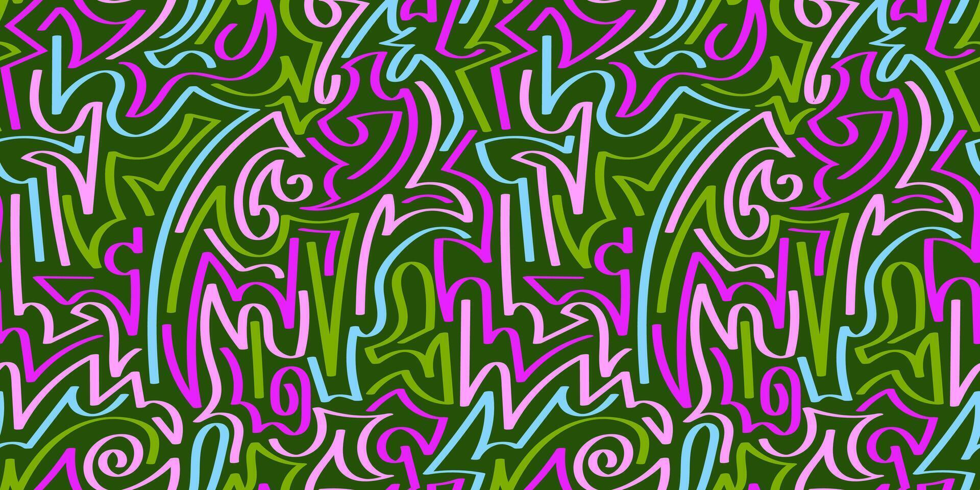 A green and purple abstract pattern vector