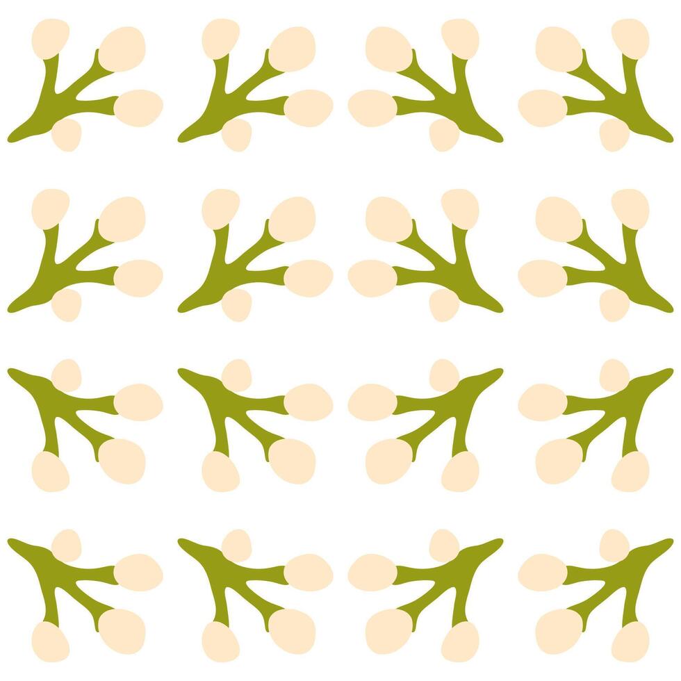Seamless Botanical Berry Pattern vector
