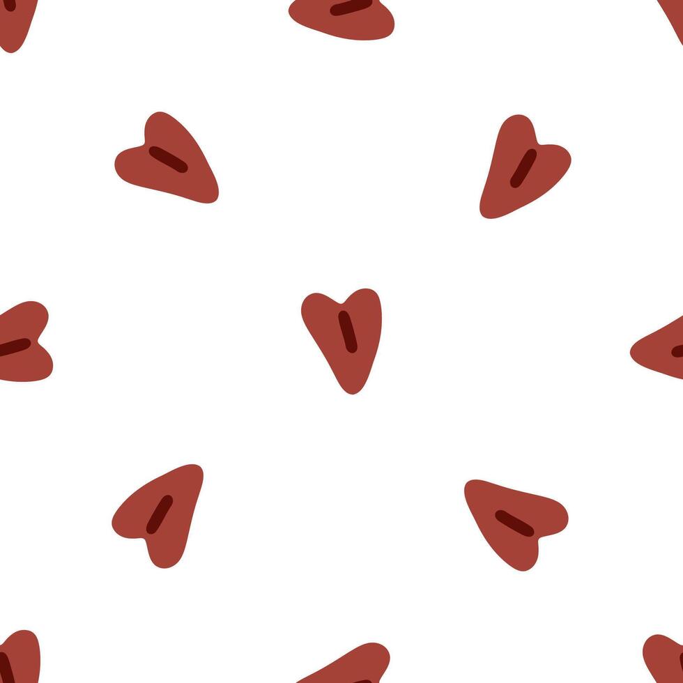 Strawberry Seed Seamless Pattern vector