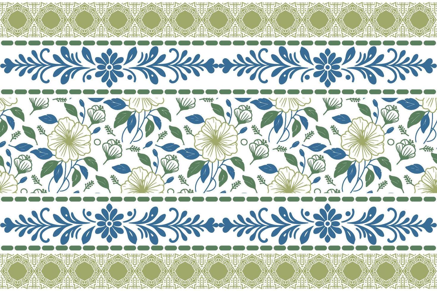 line floral artwork framed with a bold border design for stylish fabric prints, pillowcases, and gift wrapping sheet products vector