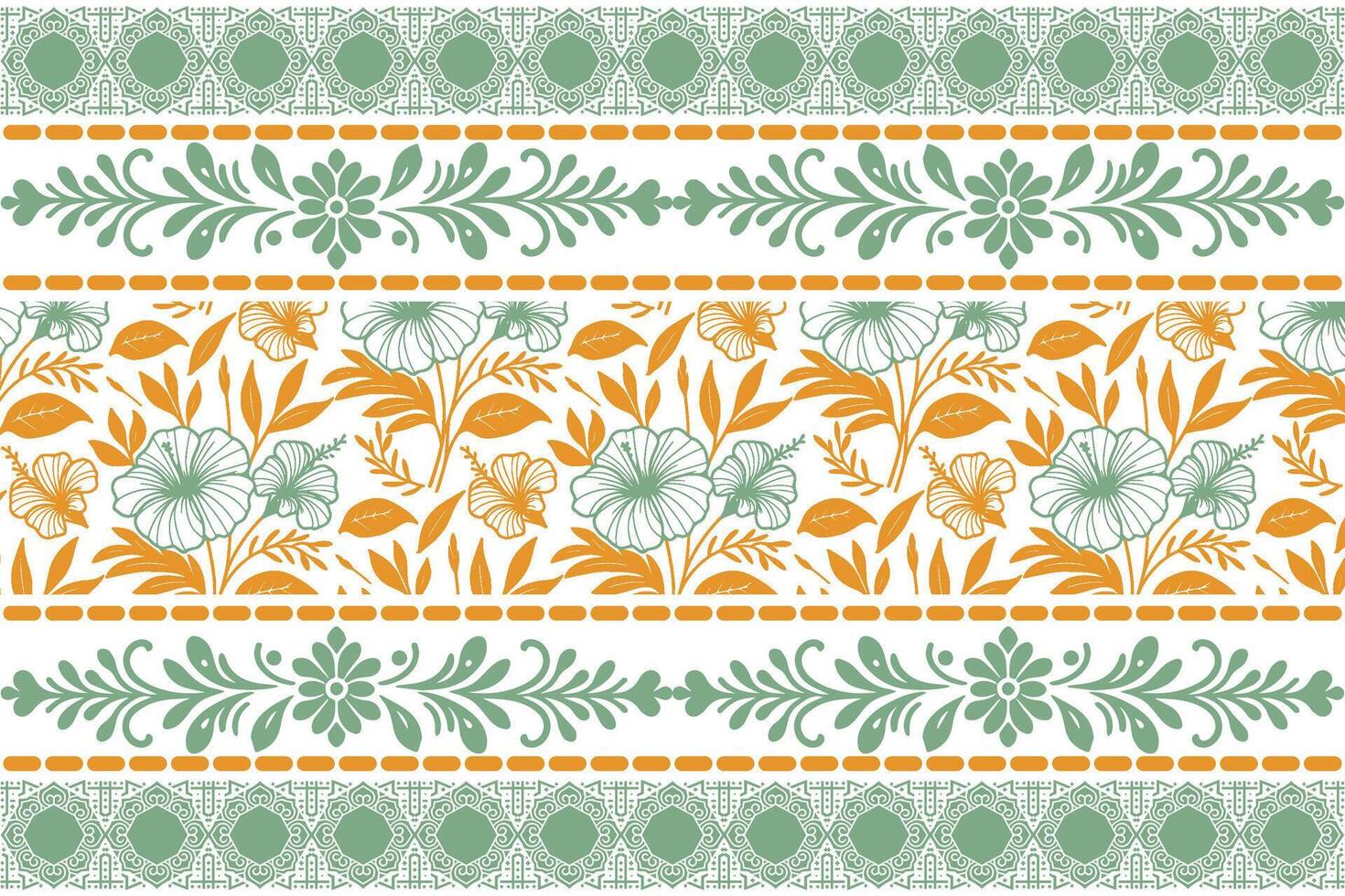 botanical line art composition with border framing ideal for kitchen textile production, gift wrap sheets, and table top surfaces vector