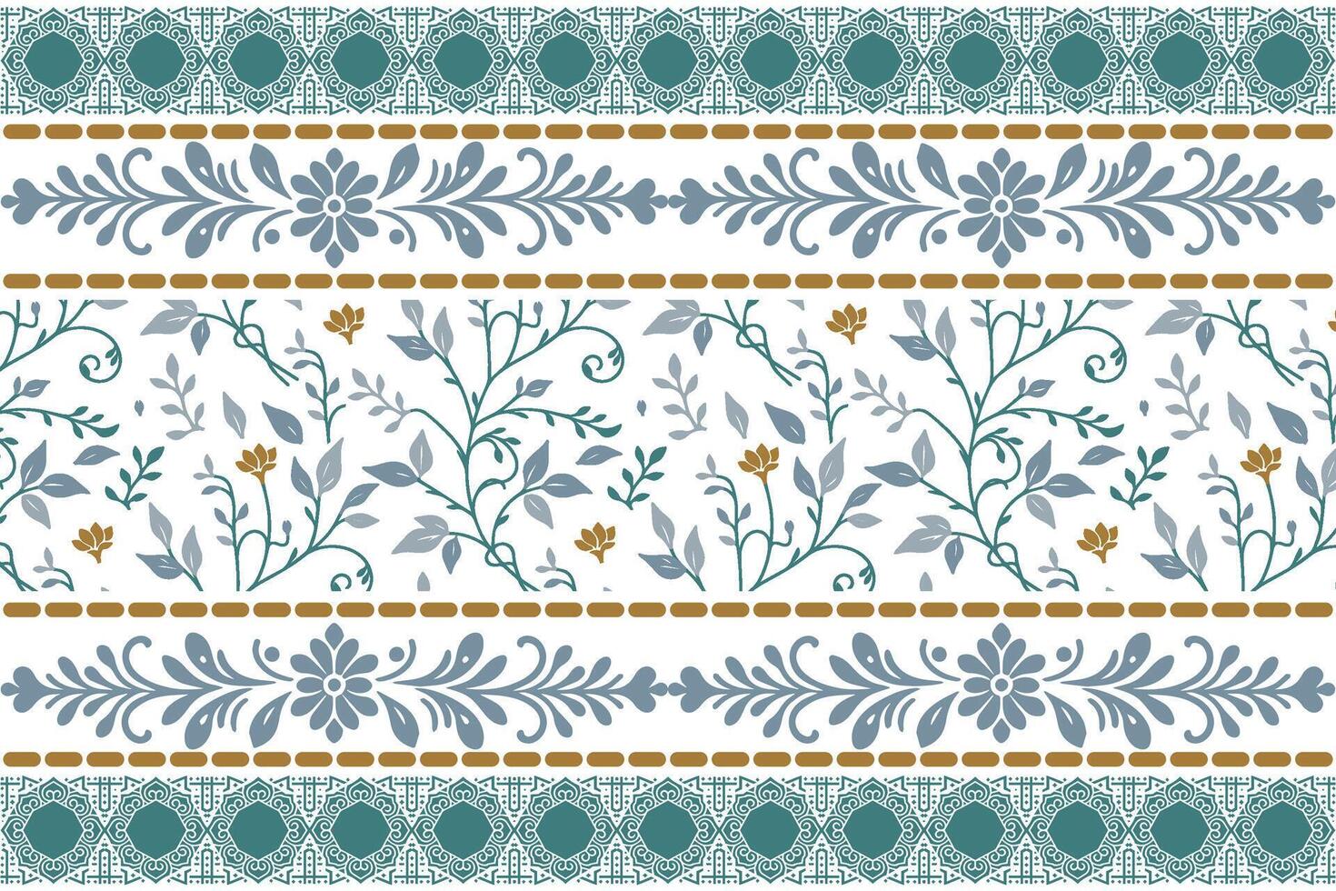 one line floral art paired with botanical border frames for use in gift packaging, printed kitchen wear, and fabric design collections vector