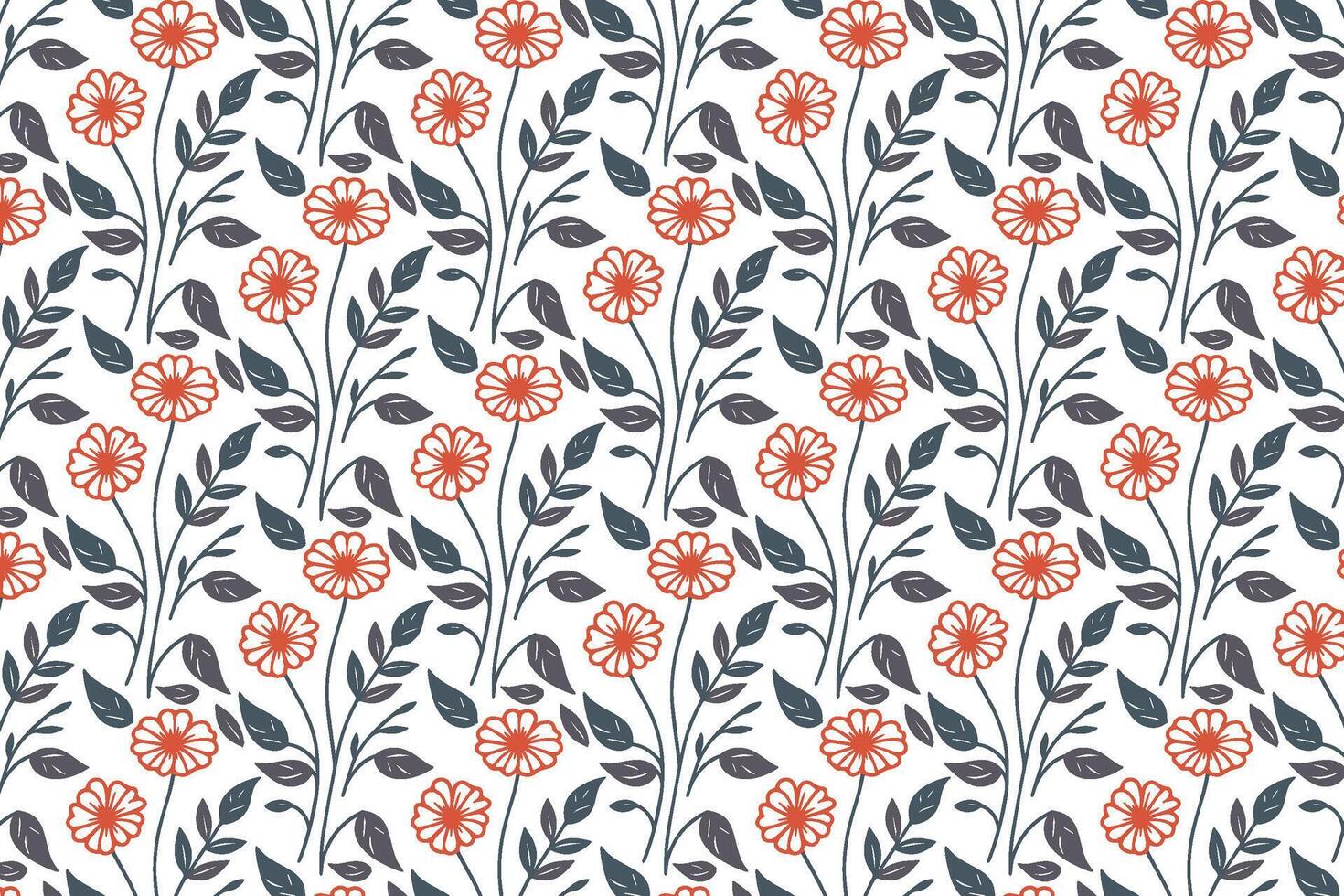 modern floral design in one line style featuring repeat outlines for textile surfaces gift wrapping fashion interiors and decorative prints vector