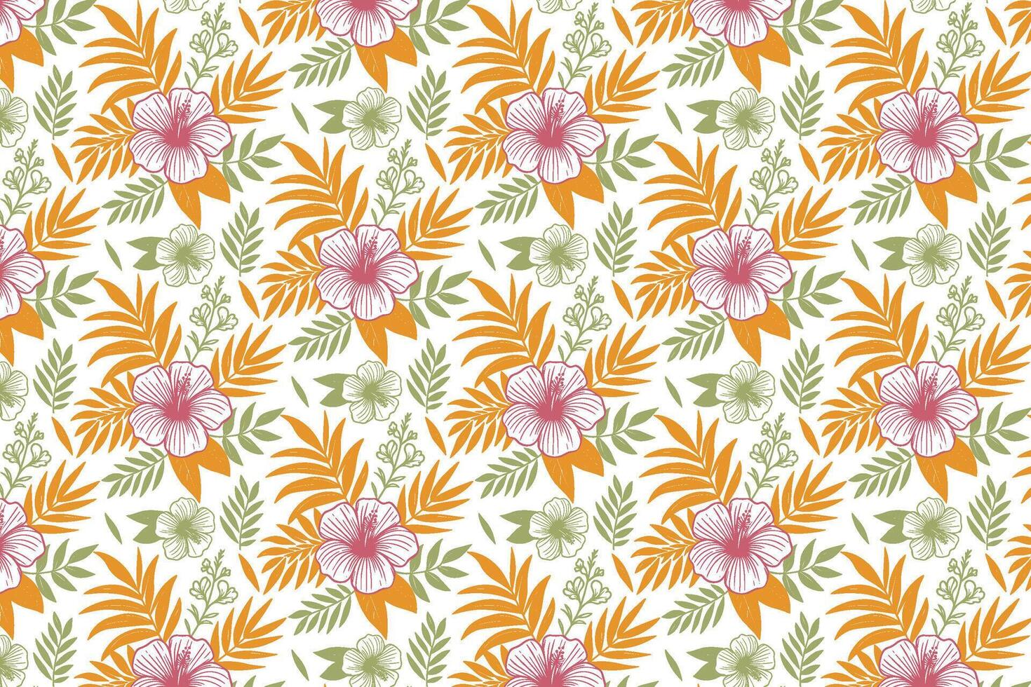 floral illustration design using a single line drawing method ideal for women fashion textile kitchen wear and stylish pillow covers vector