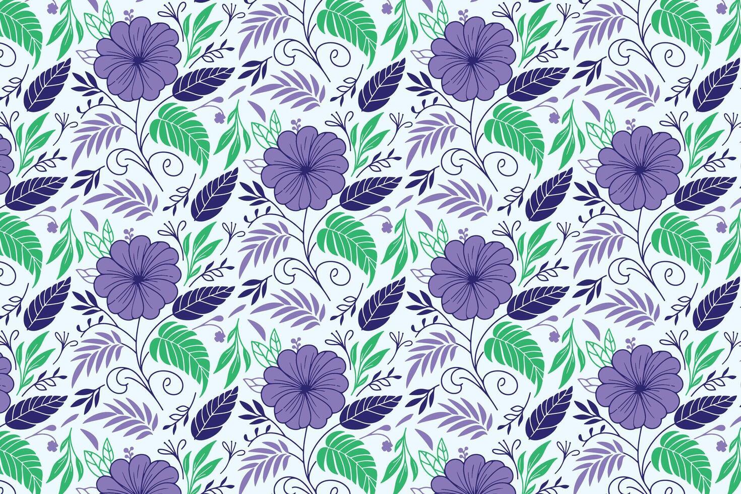 elegant floral sketch pattern with soft composition of rose and leaf outlines for gift wrapping paper, home textile, and modern fashion fabric vector