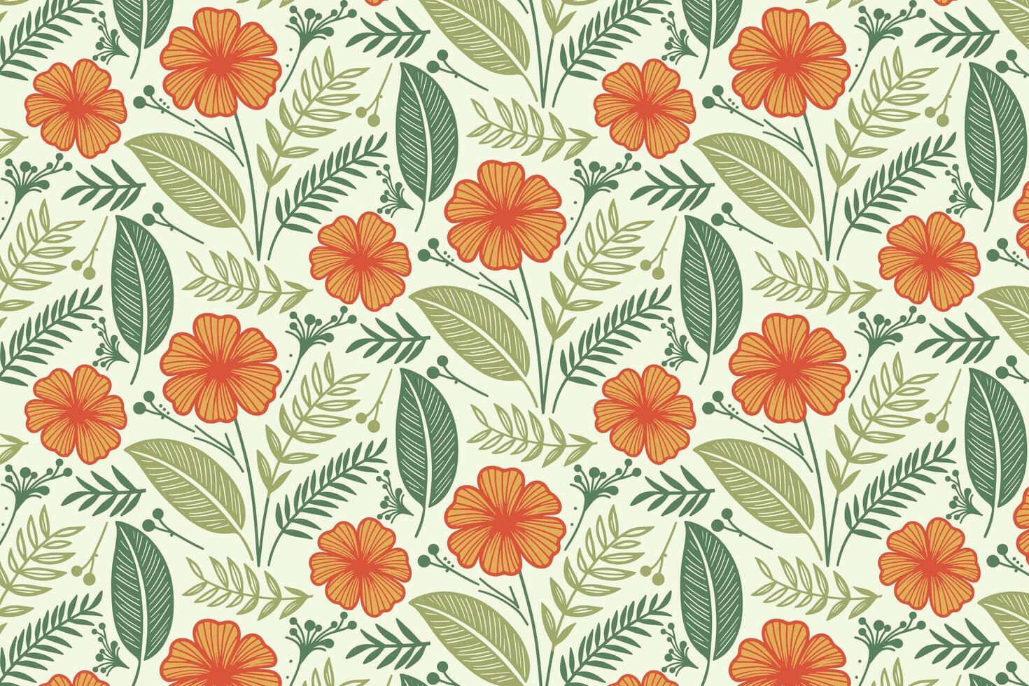 detailed floral pattern with elegant line work featuring cotton blossoms and soft leaves for fashion accessories, textile fabric, and pillowcase applications vector