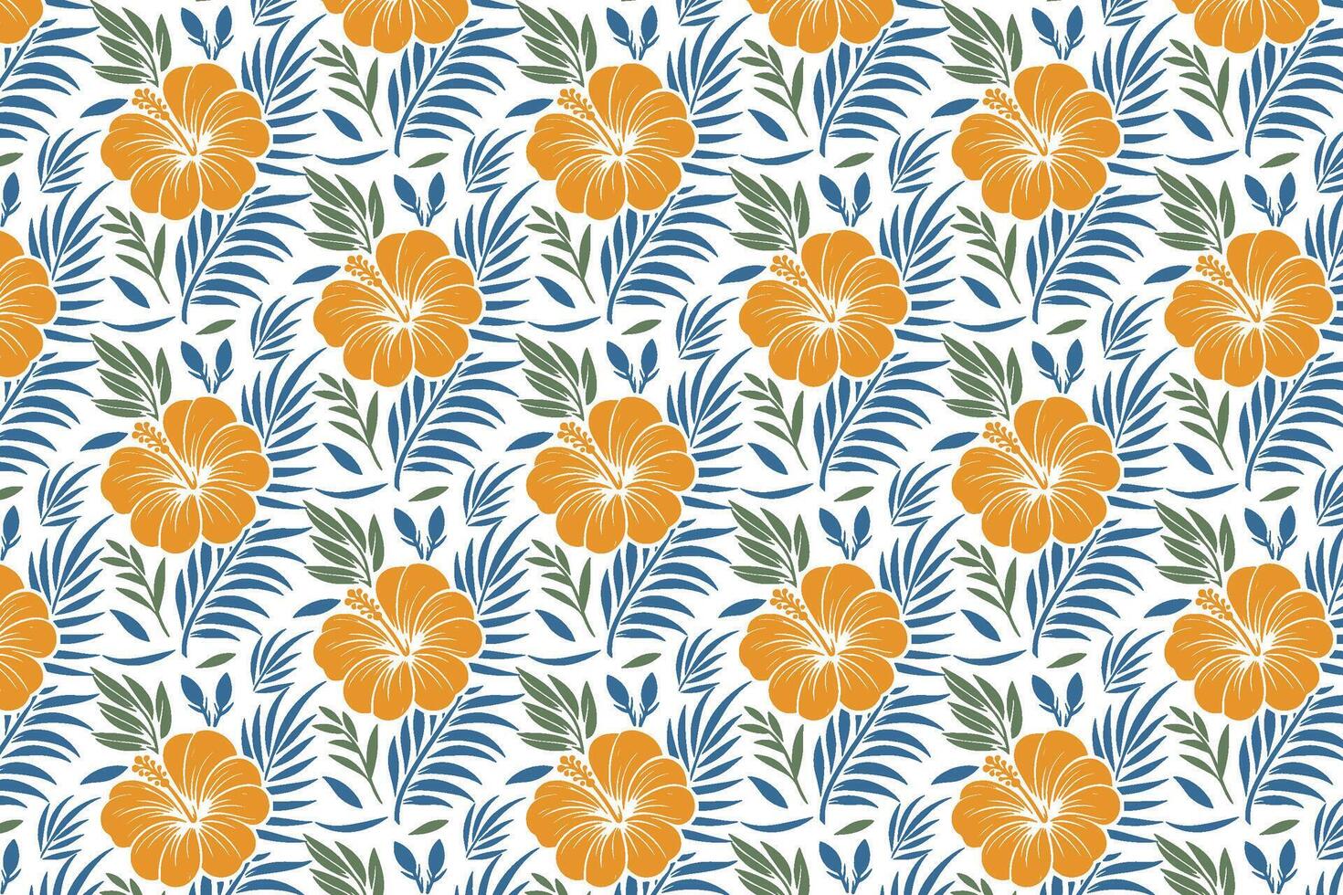 minimal one line flower and leaf pattern perfect for contemporary textile print bedsheet production kitchen wear and fashionable packaging vector