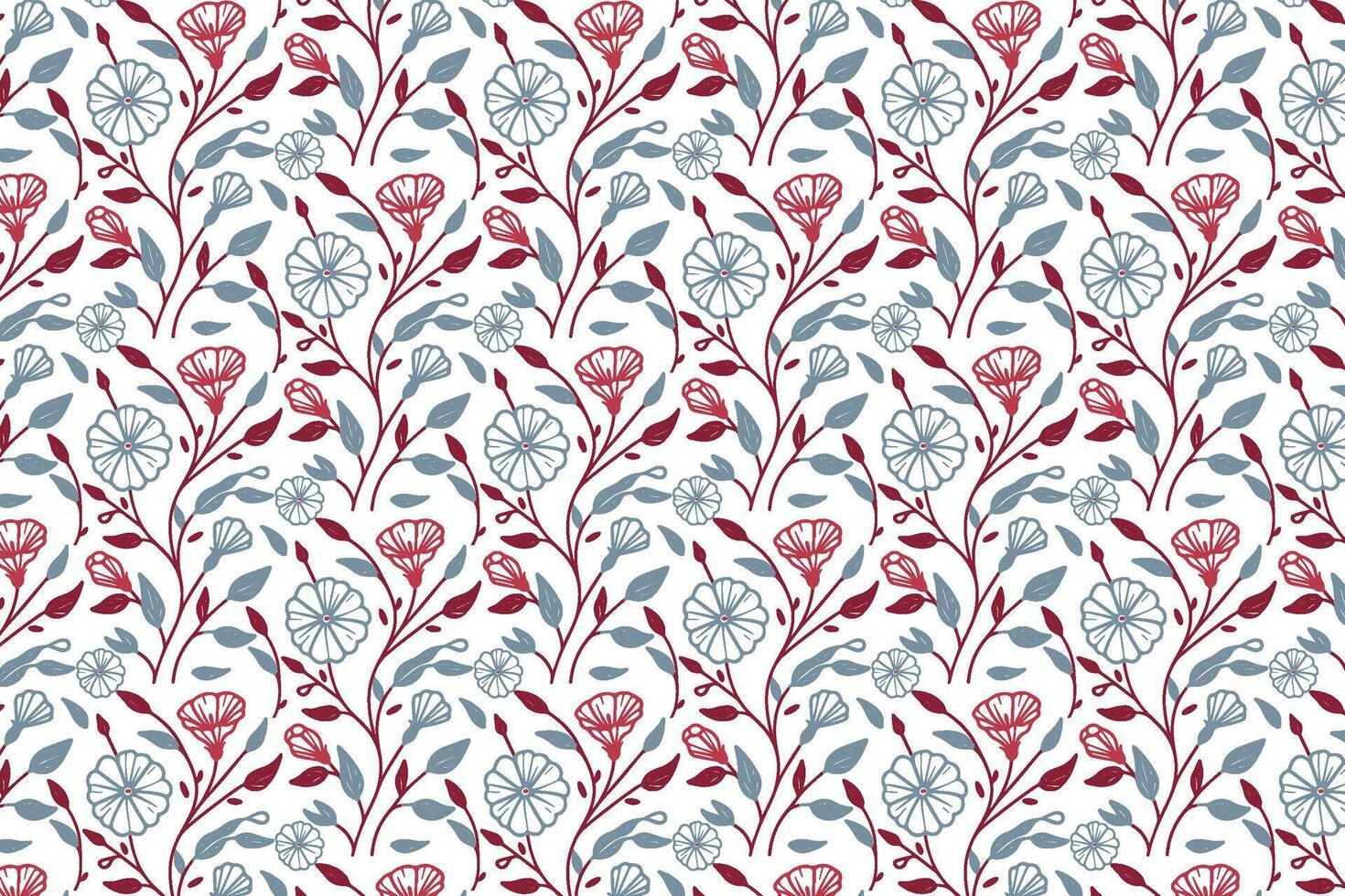 simple line floral artwork with elegant outlines and botanical style used in fabric fashion kitchen items and wrap applications vector